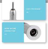 AZDENT Dental Low-Speed Contra Angle Handpiece – Latch Type, Fits E-Type Air Motors