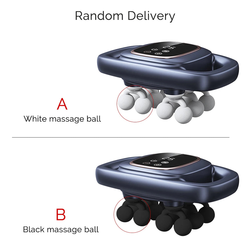 12-Head Fascia Massage Gun – High-Frequency Deep Tissue Muscle Massager