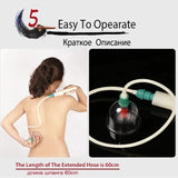 Suction Cups Acupunture Vacuum Massage Jars Hansol Cuppings Therapy Set Plastic Guasha Ventosas Masaje Facial Massager For Body