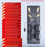 Upgrade Large Area Vibration Airbag Swing Heated Neck Massager Full Body Massage Mat Mattress Traction Lumbar with Remote Contro