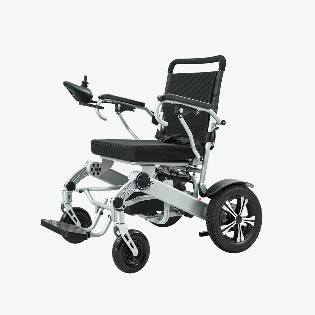 Lightweight Foldable Electric Wheelchair for Adults – Portable All-Terrain Motorized Chair, 264 lbs Capacity