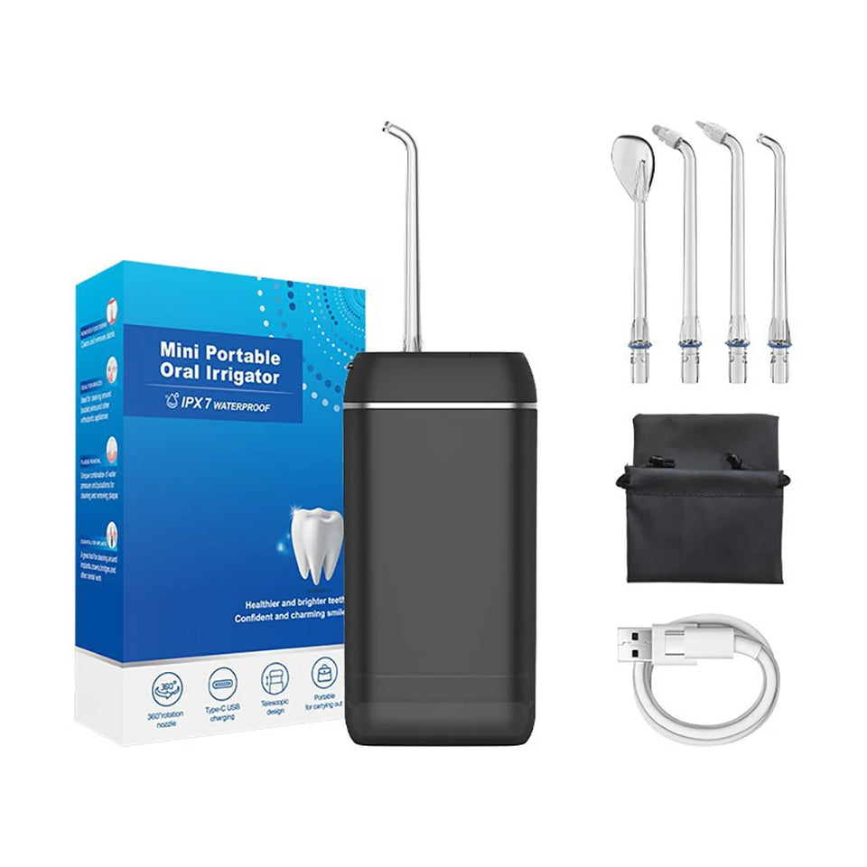 Portable High-Pressure Water Flosser & Oral Irrigator for Teeth