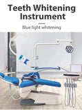 Professional LED Teeth Whitening Lamp – Cold Blue Light Dental Bleaching Machine with Center Pillar Stand
