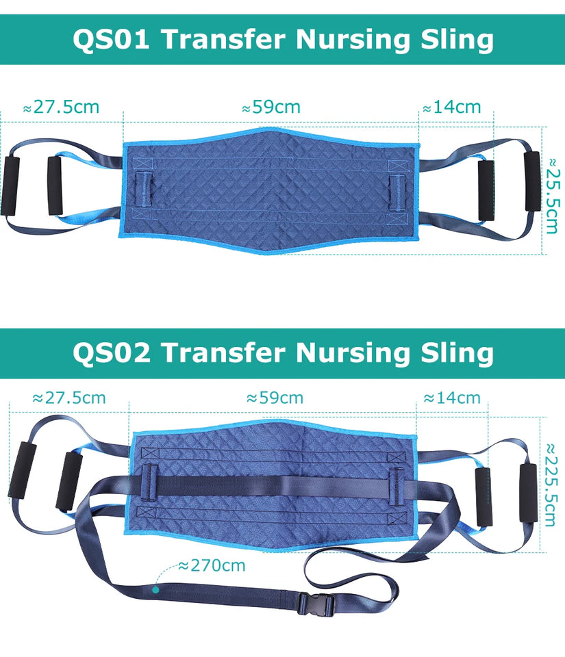 Lefeke Elderly Transfer & Turnover Belt – Nursing Shift Pad for Bedridden Patient Mobility and Care