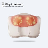 Heated Massage Pillow for Neck & Back – Multi-Function Shiatsu Massager for Shoulders, Waist & Finger Relaxation Massage