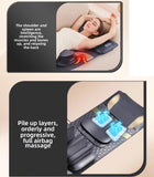 Upgrade Large Area Vibration Airbag Swing Heated Neck Massager Full Body Massage Mat Mattress Traction Lumbar with Remote Contro