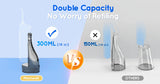 D52 Portable Oral Irrigator & Dental Water Flosser – 300ML, 4 Jet Tips, USB Rechargeable