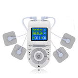 4 Mode Tens Pulse Machine Muscle Nerve Electrostimulator EMS Acupuncture Physiotherapy Massager Electrode Patch Digital Therapy