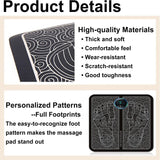 Electric EMS Foot Massager Pad Relief Pain Relax Feet Acupoints Massage Mat Shock Muscle Stimulation Improve Blood Circulation