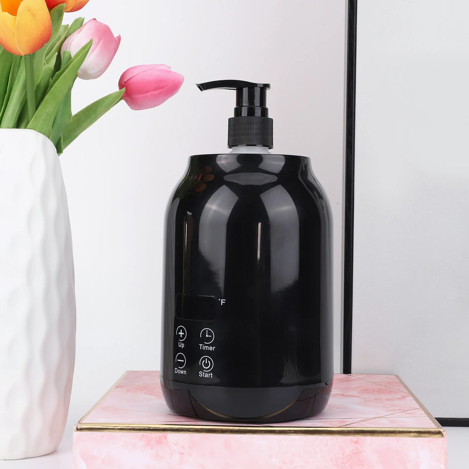 Digital Massage Oil & Lotion Warmer – Cream Heater with LED Display, Timer & 2 Heat Modes