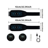 Smart USB Rechargeable Abdominal Toning Belt – Muscle Trainer & Massager