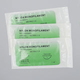 Medical Nylon Monofilament Suture Kits 4/0 – Individually Wrapped Veterinary & Practice Sutures for Training (1–100pcs)