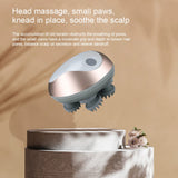 Mini Head Massage Machine Silicone Scalp Magnetic Suction Charging Silicone Shoulder Multifunctional Kneading Vibration Head Spa