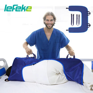 Lefeke Positioning Bed Pad with Reinforced Handles – Multipurpose Turning & Repositioning Sheet for Elderly Patients