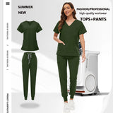 Unisex Medical Scrub Set with Pockets – Jogger-Style Nurse & Doctor Uniform for Clinical, Surgical & Veterinary Work