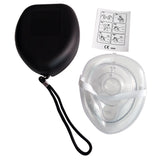 Reusable CPR Breathing Mask – Professional Emergency Resuscitation Mask with One-Way Valve for Rescue Personnel