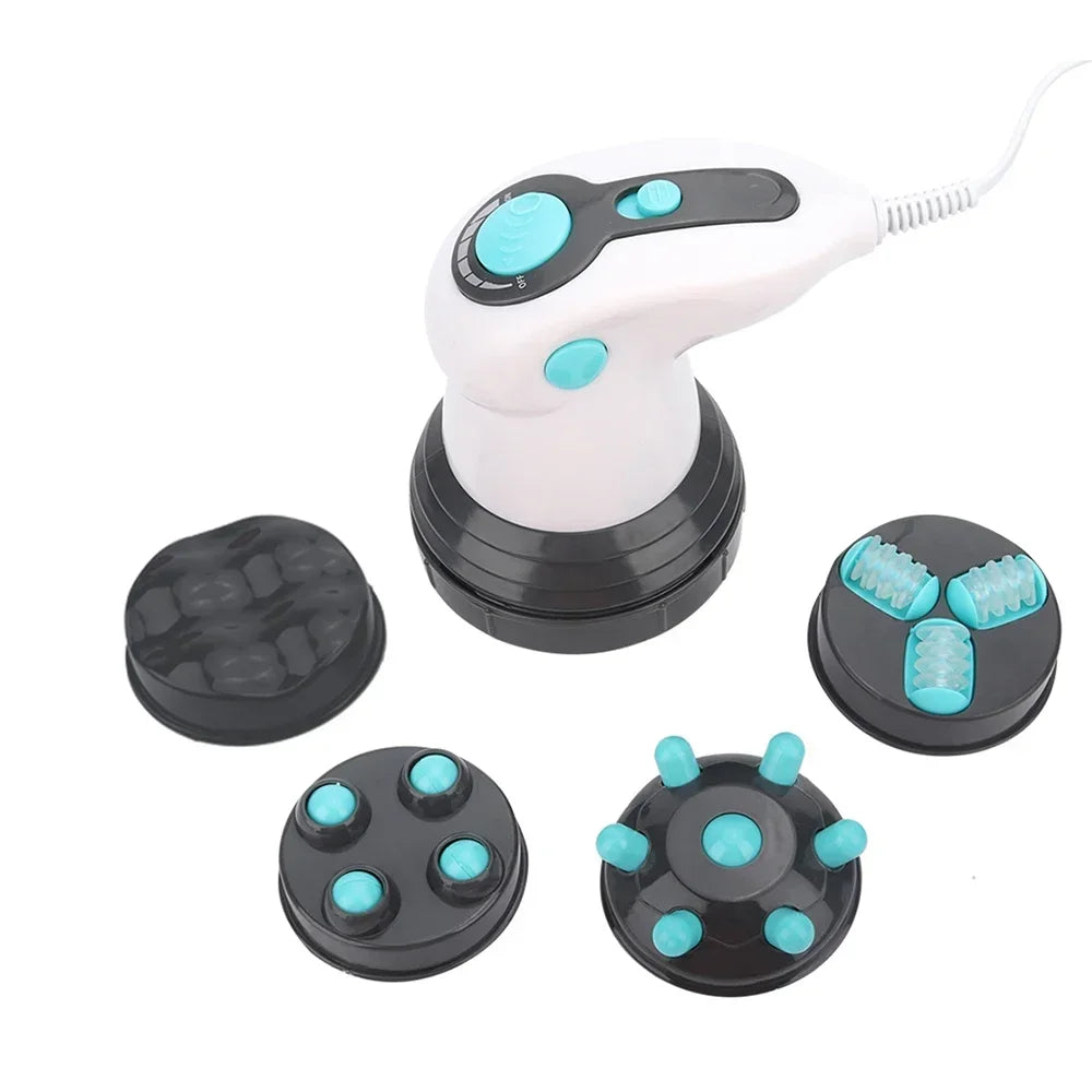 4-in-1 Infrared Electric Anti-Cellulite Massager with 3D Roller for Body Slimming & Muscle Relaxation