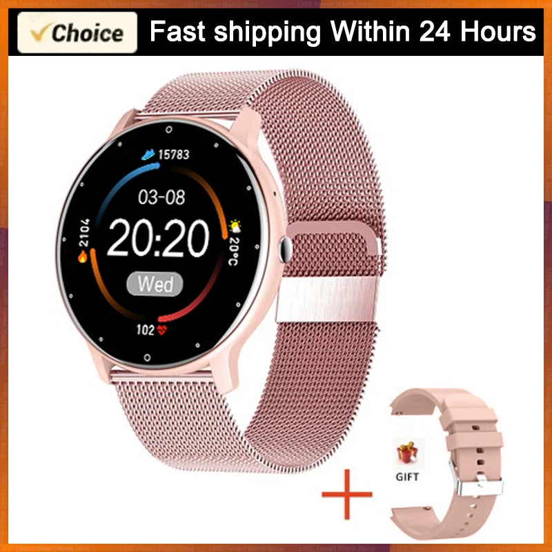 LIGE 2025 Smart Watch – Waterproof Fitness Tracker with Heart Rate Monitor for Women & Men, Compatible with Android & iOS