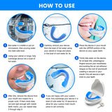 Silicone Anti-Snore Mouth Guard – Sleep Aid for Snoring, Bruxism & Sleep Apnea Relief