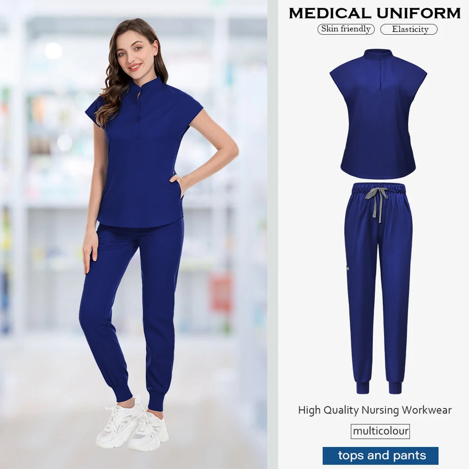 Medical & Surgical Uniform Set – Professional Hospital, Clinic, Veterinary & Pharmacy Workwear for Doctors and Nurses