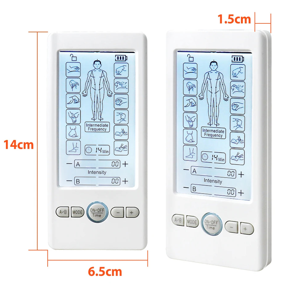 TENS Massager Digital Pulse Body EMS Muscle Stimulator Acupuncture Low Frequency Physiotherapy Slimming Machine Health Care
