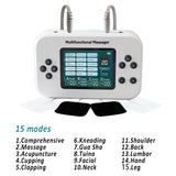 30 Levels 15 Modes Electric Tens Relax Muscle Stimulator EMS Acupuncture Body Facial Massager Digital Therapy Slimming Machine