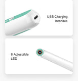 INSKAM WiFi Visual Mouth Camera – 1440P Dental Endoscope Oral Examination Camera with 2MP System, IP67 Waterproof