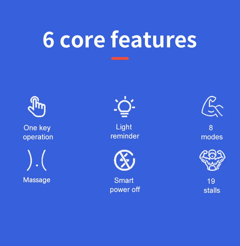 Electrical Muscle Stimulator Massager – Abs, Buttocks, Arms, Legs & Hips Toner for Fitness Training