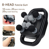 42-Head Fascia Massage Gun – High-Frequency Muscle Massager for Back, Neck, Shoulder & Waist Relief