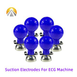 Full Set ECG Electrodes – Chest Suction Balls & Limb Clamp Clips, Dual/Multi-Function EKG Electrodes for Adult ECG Machines