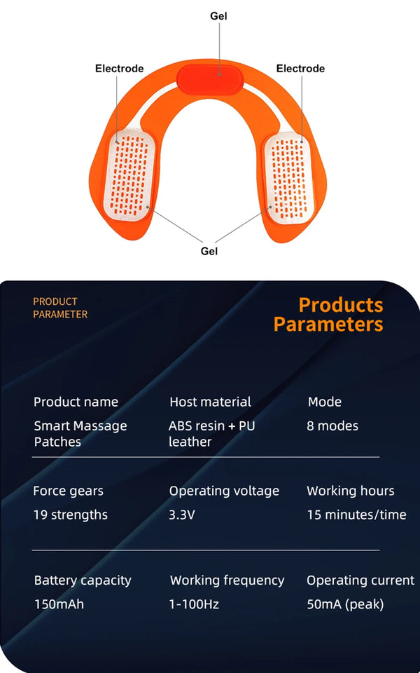 Electrical Muscle Stimulator Massager – Abs, Buttocks, Arms, Legs & Hips Toner for Fitness Training