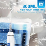 High-Pressure Oral Irrigator – 800ML Electric Dental Water Flosser for Deep Teeth Cleaning & Gum Care