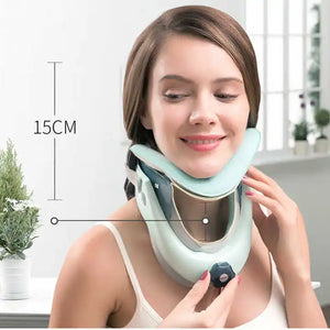 Adjustable Cervical Neck Traction Device – Air Pump Neck Stretcher Collar for Spine Alignment & Pain Relief