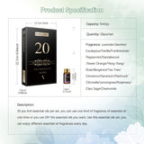 Optimized Product Name: MAYJAM 20-Piece Pure Natural Essential Oils Gift Set – Sandalwood, Lemongrass, Lavender, Bergamot, Eucalyptus, Rosemary & More