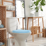 Round Soft-Close Toilet Seat – Comfortable Cushion Bathroom Replacement for Standard Toilets