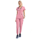 Women's Medical Scrubs Jogger Set – Doctor & Nurse Surgical Uniform