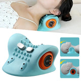 Multifunction EMS Electrotherapy Heating Cervical Spine Pillow Wireless Ergonomic Acupressure Neck Pillow for Relax Pain Relief
