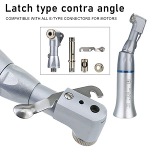 Dental Low-Speed Handpiece Kit 203C – Air Motor (2/4 Hole) with Contra Angle & Straight Handpiece
