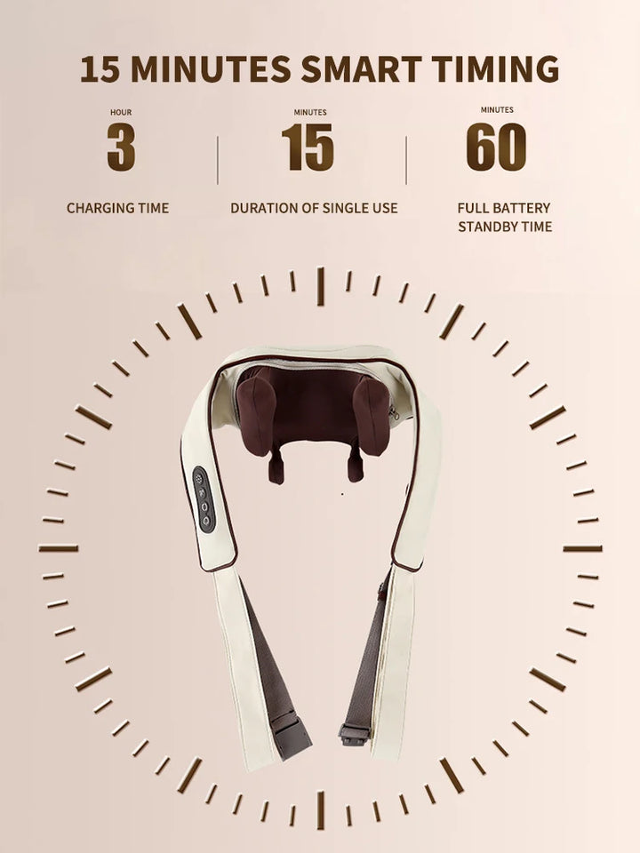 Intelligent Neck Massage Shawl Simulated Human Hand Cervical Trapezius Muscle Relaxation Shoulder & Neck Pain Relief Device