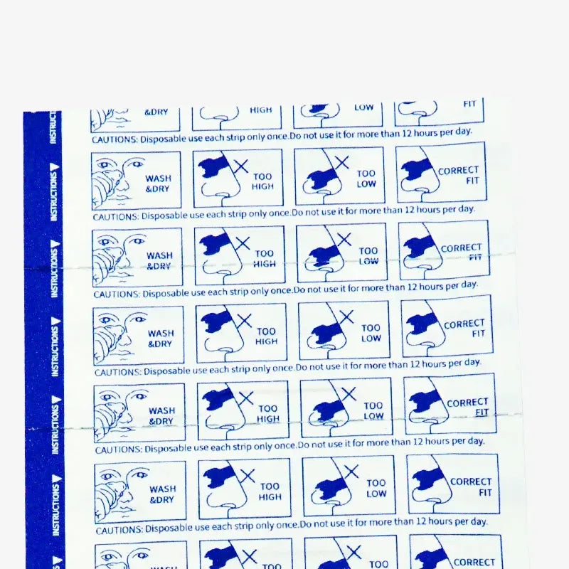 Breathable Nasal Strips – Anti-Snoring Nose Patches for Easier Breathing & Better Sleep (100/500PCS)