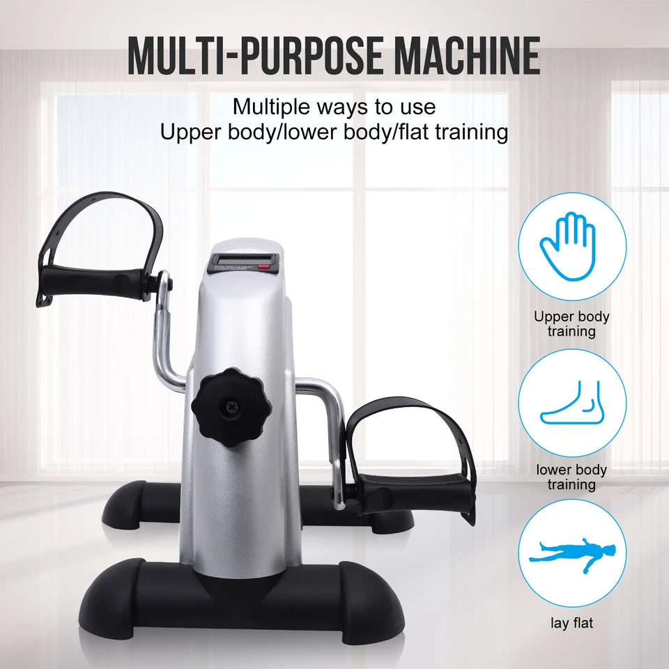 Mini Portable Pedal Exercise Bike – Under Desk Fitness Cycling Trainer with LCD Display