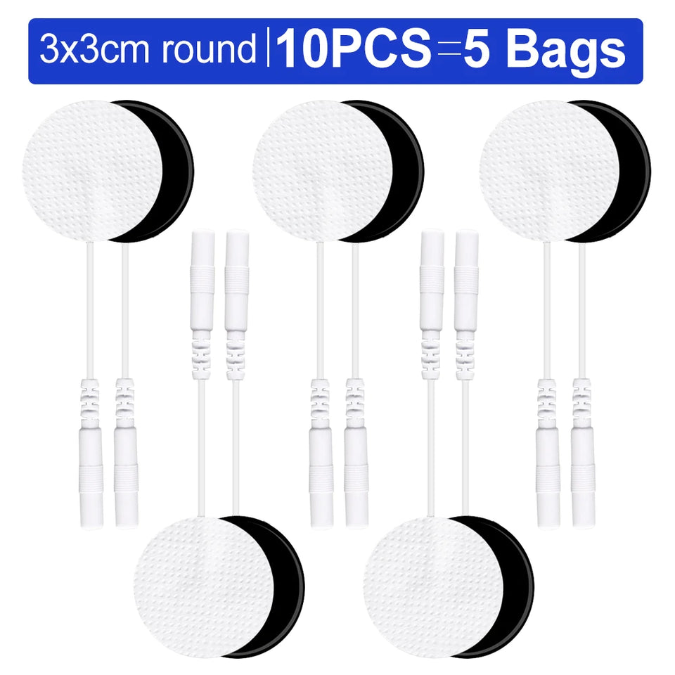 50/20/10pcs Electrode Pads Muscle Stimulator Acupuncture Physiotherapy Patches Tens Machine Conductive Gel Body Massage Pads