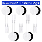 50/20/10pcs Electrode Pads Muscle Stimulator Acupuncture Physiotherapy Patches Tens Machine Conductive Gel Body Massage Pads