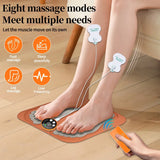 3D Smart Foot Massage Pad RF Remote Feet Massager 8 Modes 29 LevelsImprove Blood Circulation Relax Muscles Slim Legs Foot Pad