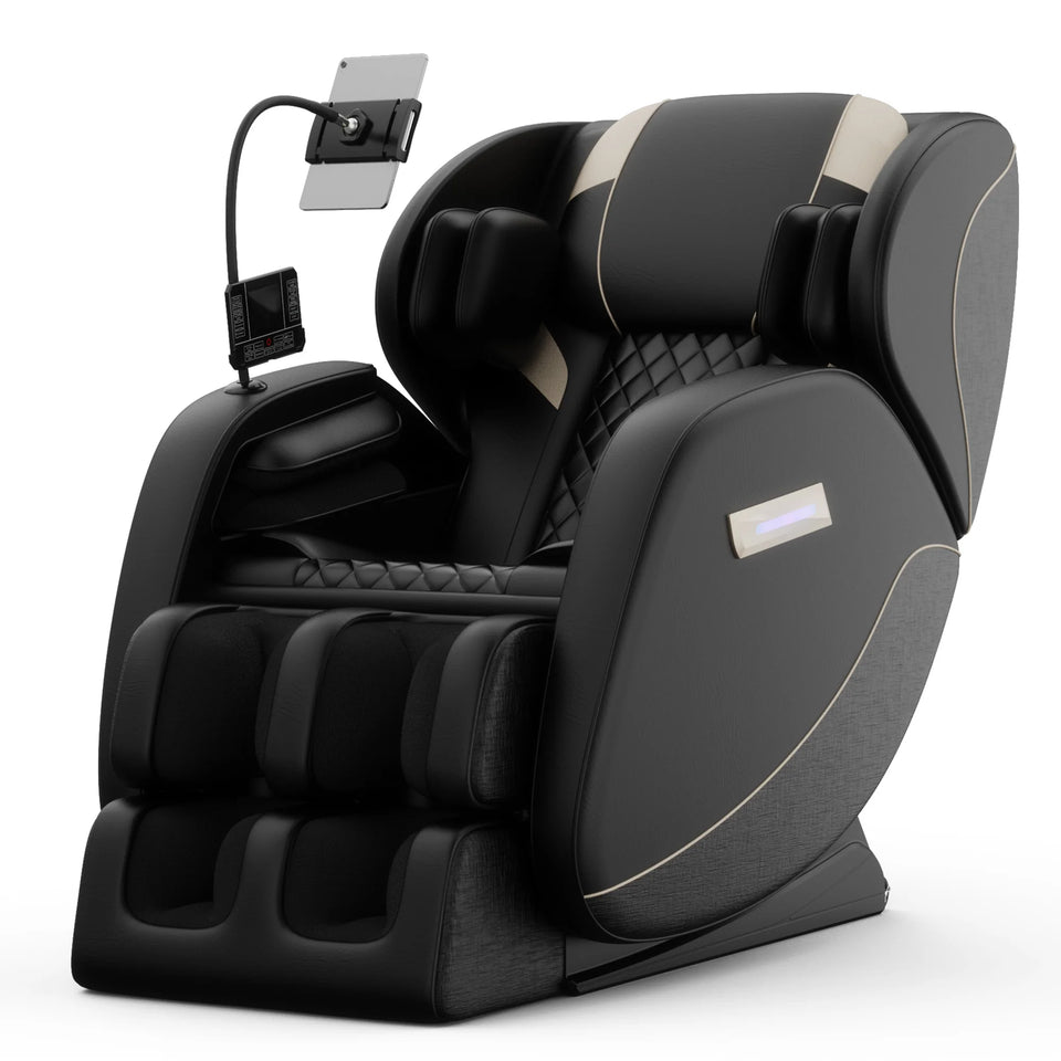 Zero Gravity Full Body Massage Chair with Heat, Airbags & Foot Roller