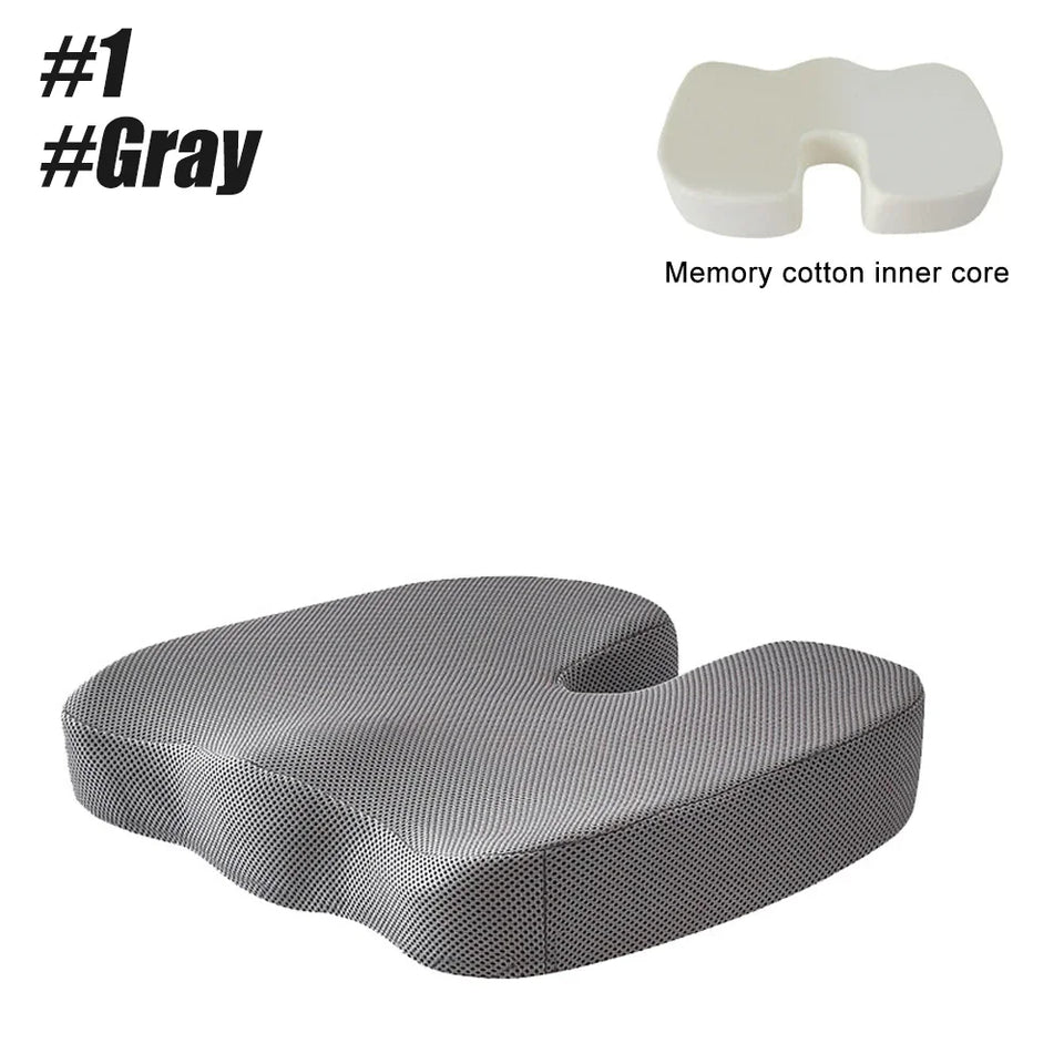 Seat Cushion Office Chair Cushions Coccyx Orthopedic Memory Foam U Seat Massage Chair Cushion Pad Car Massage Cushion
