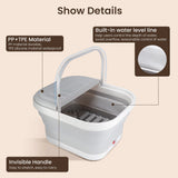 Portable Thermostatic Foot Massage Tub Foldable Plus Tropical Automatic Foot Bath Tub For Home To Promote Blood Circulatio