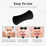 Black Nasal Breathing Strips – Anti-Snoring Sleep Aid for Easier Nighttime Breathing (20/50/100PCS)