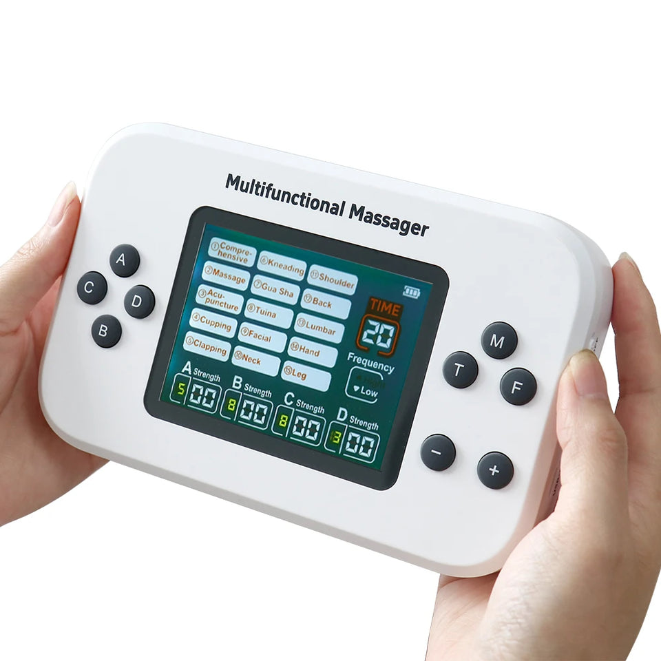 30 Levels 15 Modes Electric Tens Relax Muscle Stimulator EMS Acupuncture Body Facial Massager Digital Therapy Slimming Machine