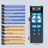 Upgrade Large Area Vibration Airbag Swing Heated Neck Massager Full Body Massage Mat Mattress Traction Lumbar with Remote Contro